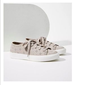 Loft Grey Eyelet Sneaker